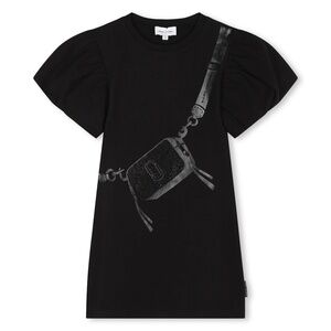 Marc Jacobs Voluminous Snapshot Dress in black